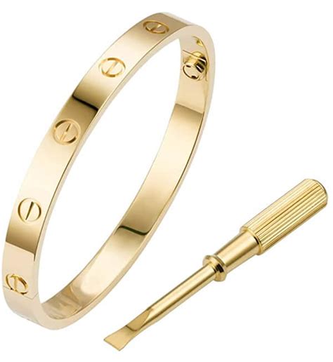 best cartier love ring dupe amazon|cartier love bracelet duplicate.